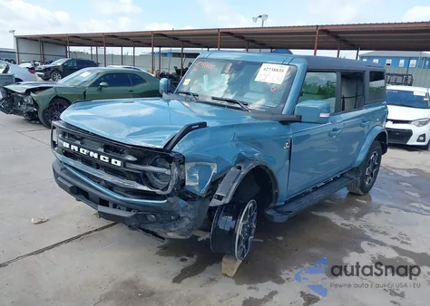 2023 Ford Bronco Outer Banks из США, поврежденный, VIN 1FMEE5DP9PLB81017
